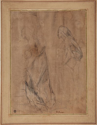 Saint Elizabeth with the Infant John the Baptist (Study for the Madonna della Gatta) by Federico Barocci